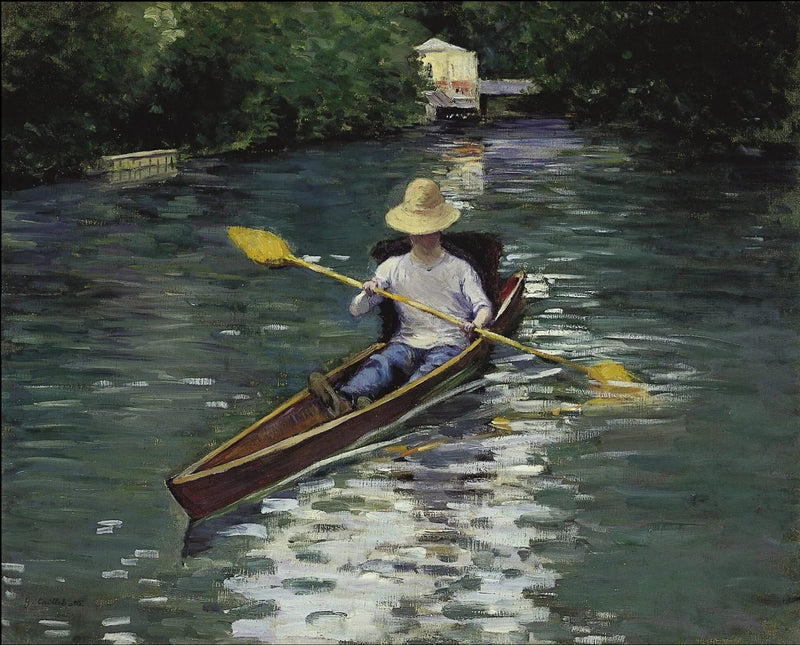 Périssoire an der Yerres - Gustave Caillebotte