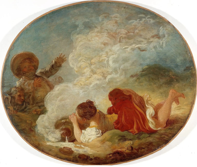 Perrette und die Milchkanne - Jean-Honoré Fragonard