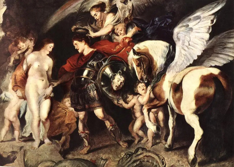 Perseus gekrönt - Peter Paul Rubens