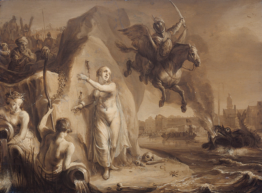 Persée et Andromède. Allégorie sur la libération des Pays-Bas par le prince Frederik Hendrik - Pieter Potter