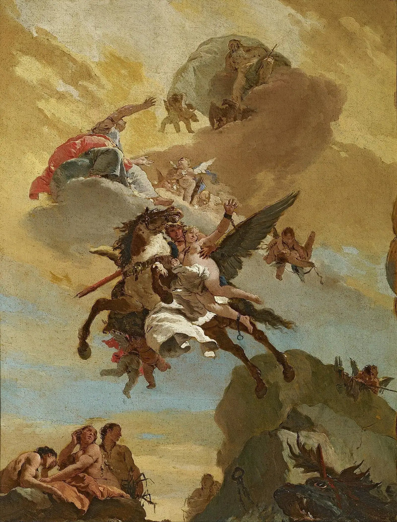 Perseus und Andromeda - Giovanni Battista Tiepolo
