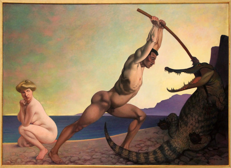 Perseus tötet den Drachen - Félix Vallotton