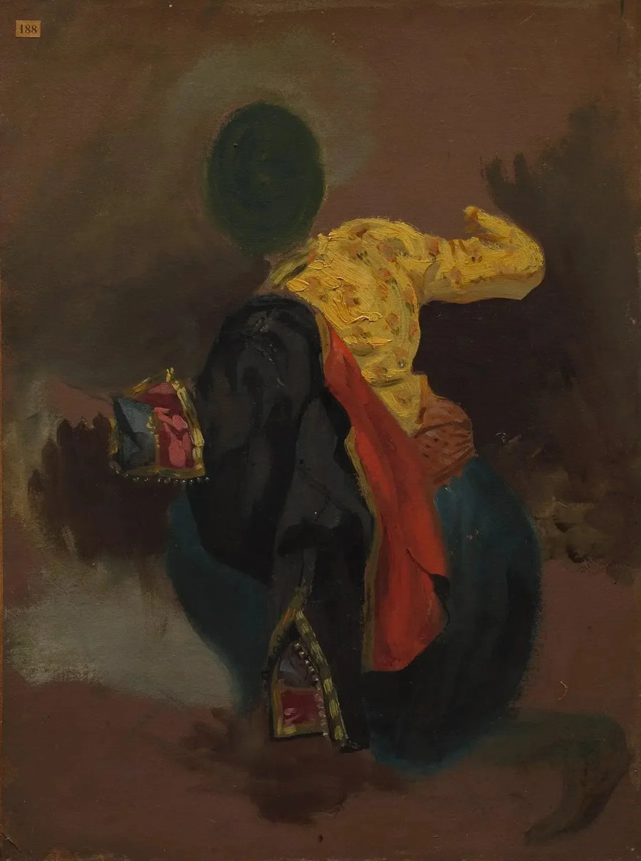 Figur in türkischem Kostüm - Eugène Delacroix