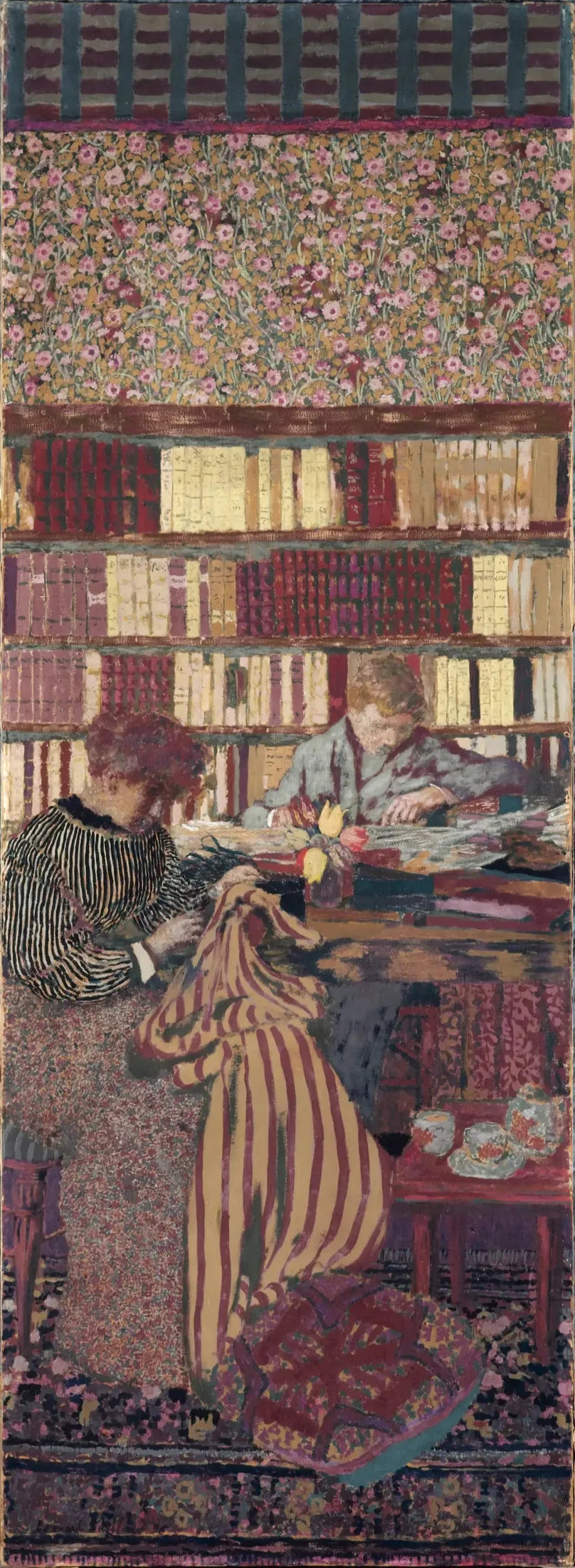 Figuren in einem Interieur. Das Werk - Édouard Vuillard