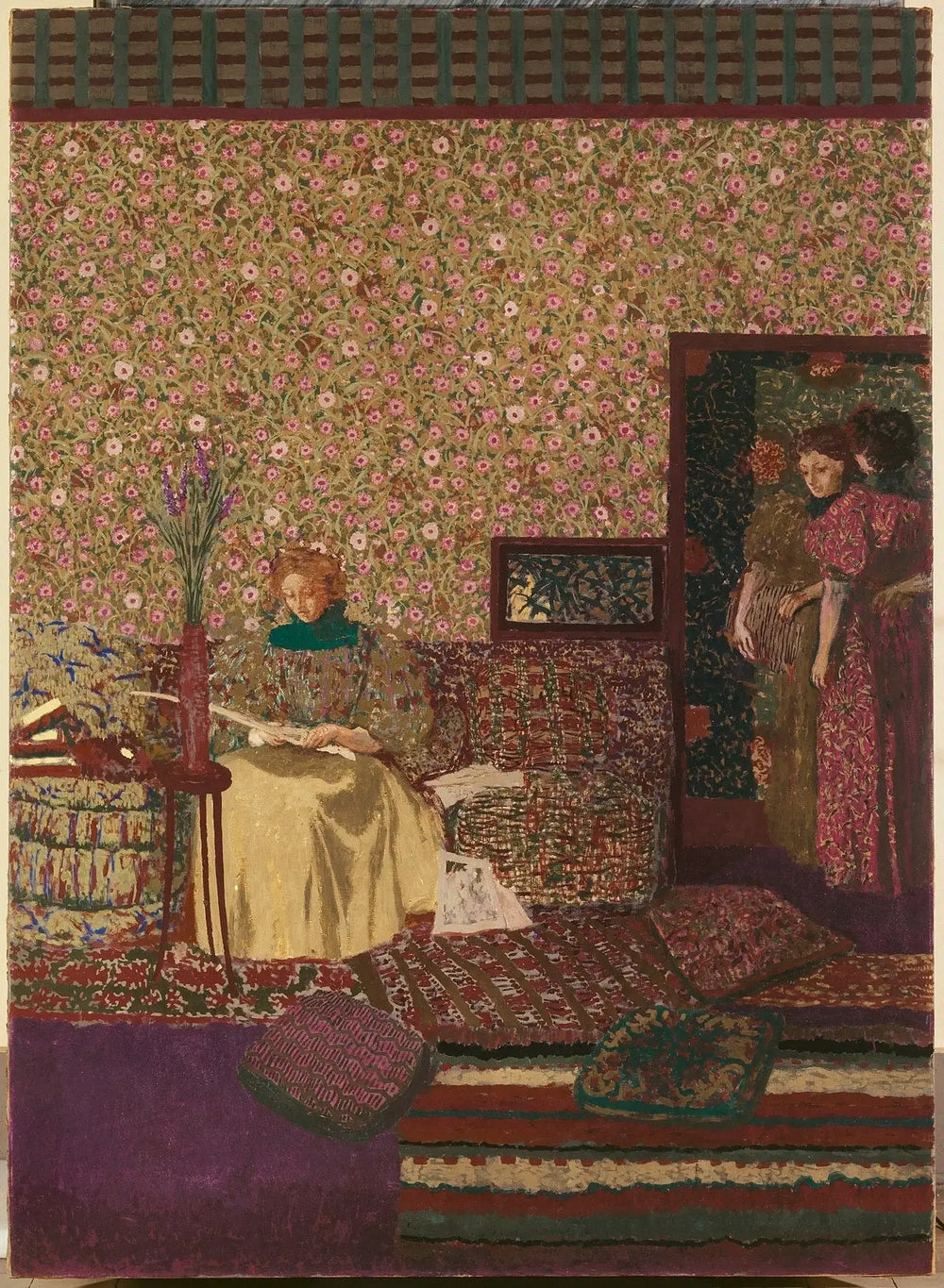 Personnages dans un intérieur. L’intimité - Édouard Vuillard - Alpha Reproduction