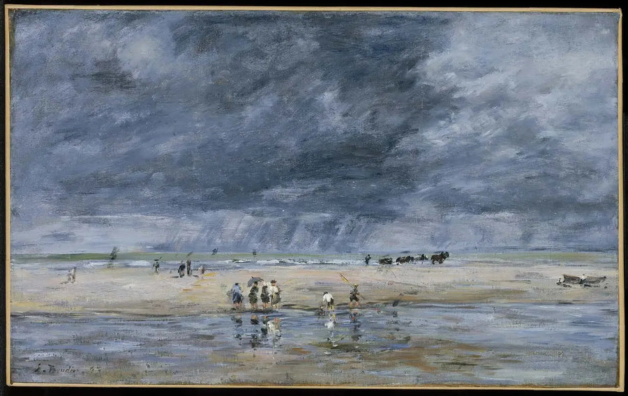 Figuren am Strand - Eugène Boudin