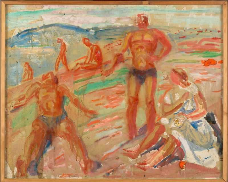 Sonnenbadende Personen - Edvard Munch