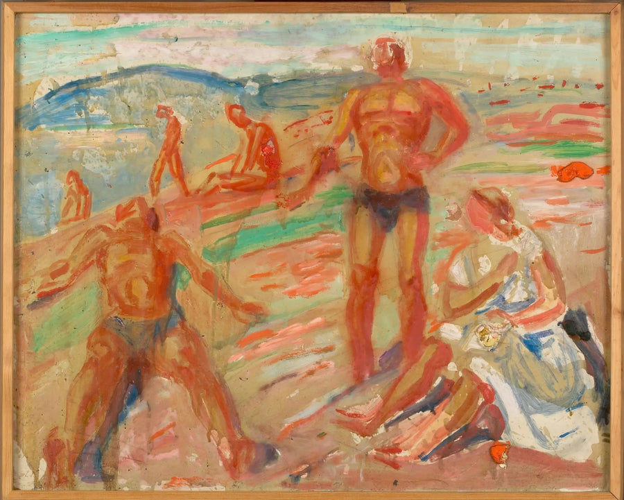 Sonnenbadende Personen - Edvard Munch