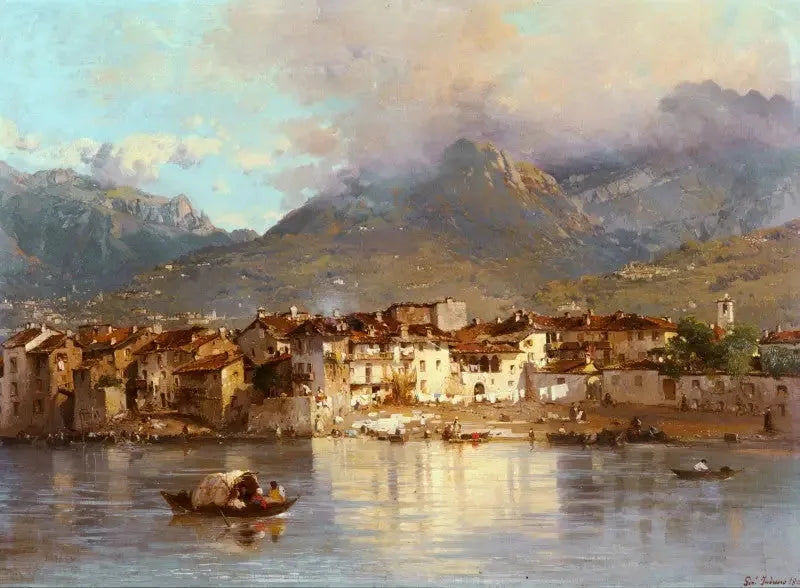 Pescarenico, Stadtteil von Lecco - Gerolamo Induno