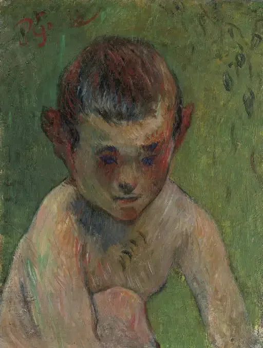 Kleiner bretonischer Badender - Paul Gauguin