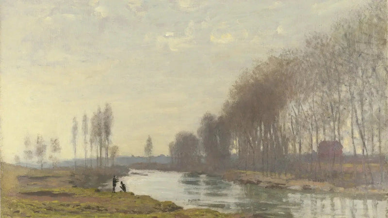 Le Petit Bras de la Seine in Argenteuil W196 - Claude Monet