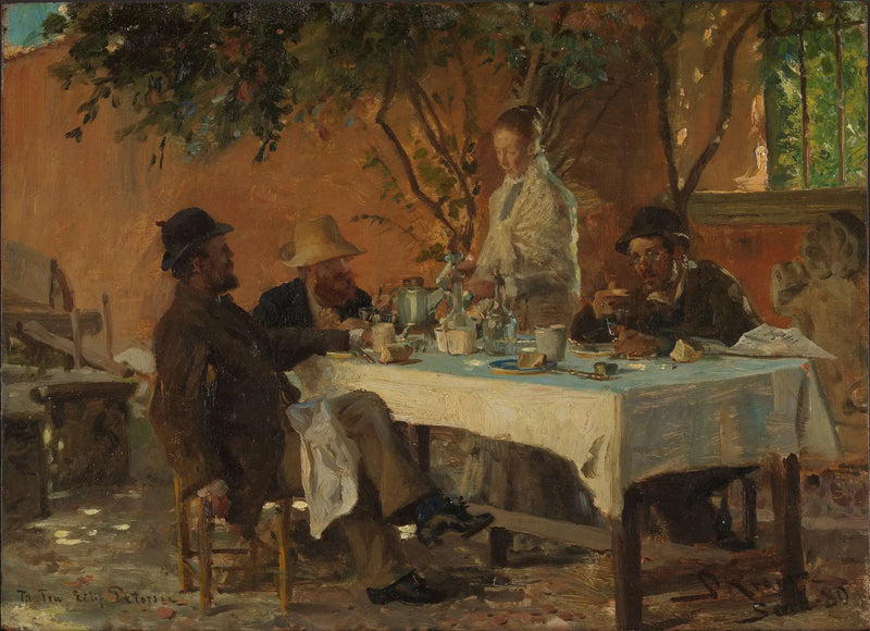 Frühstück in Sora - Peder Severin Krøyer
