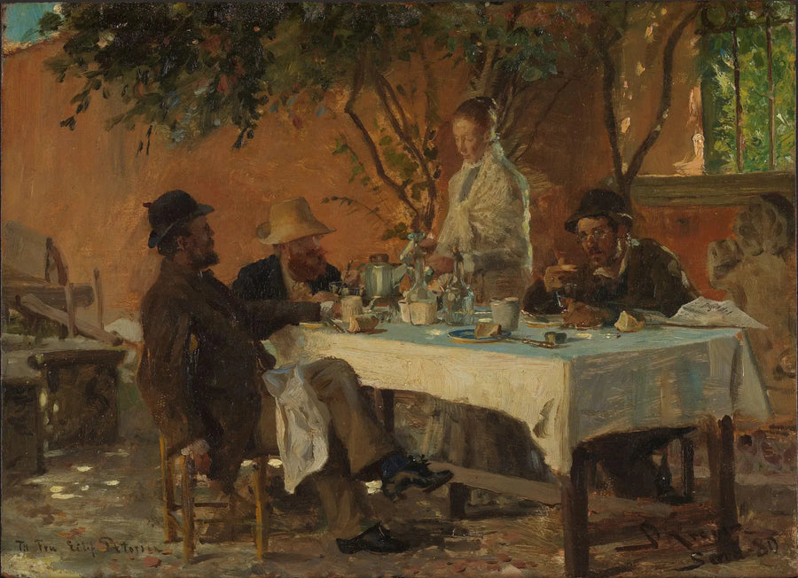 Frühstück in Sora - Peder Severin Krøyer