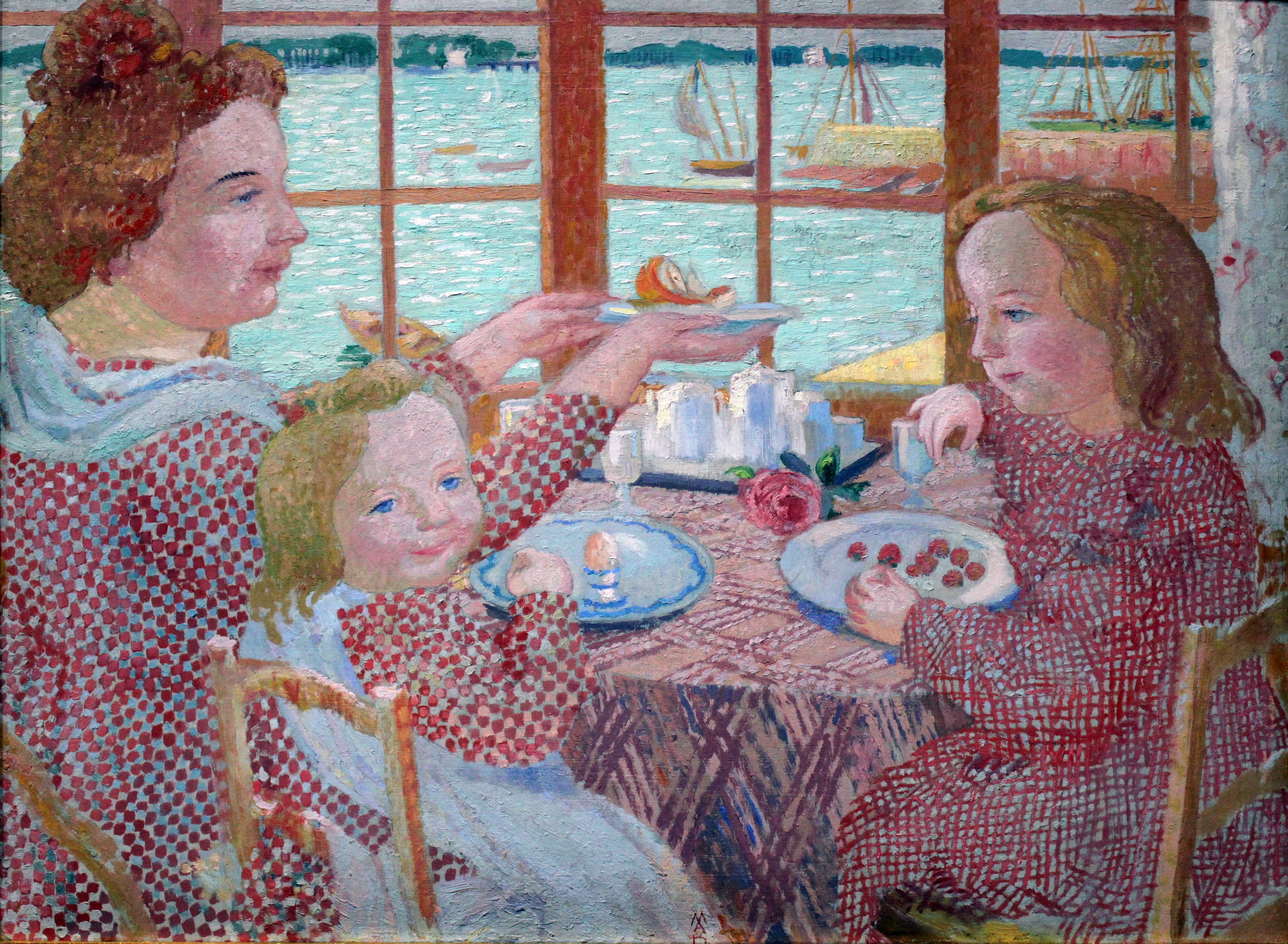 Petit-déjeuner - Maurice Denis image 1 reproduction artisanale de tableau