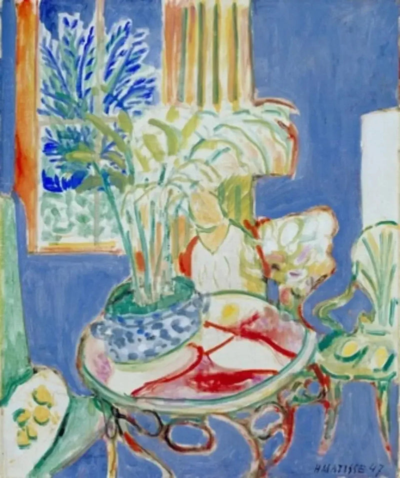 Kleines blaues Interieur - Henri Matisse
