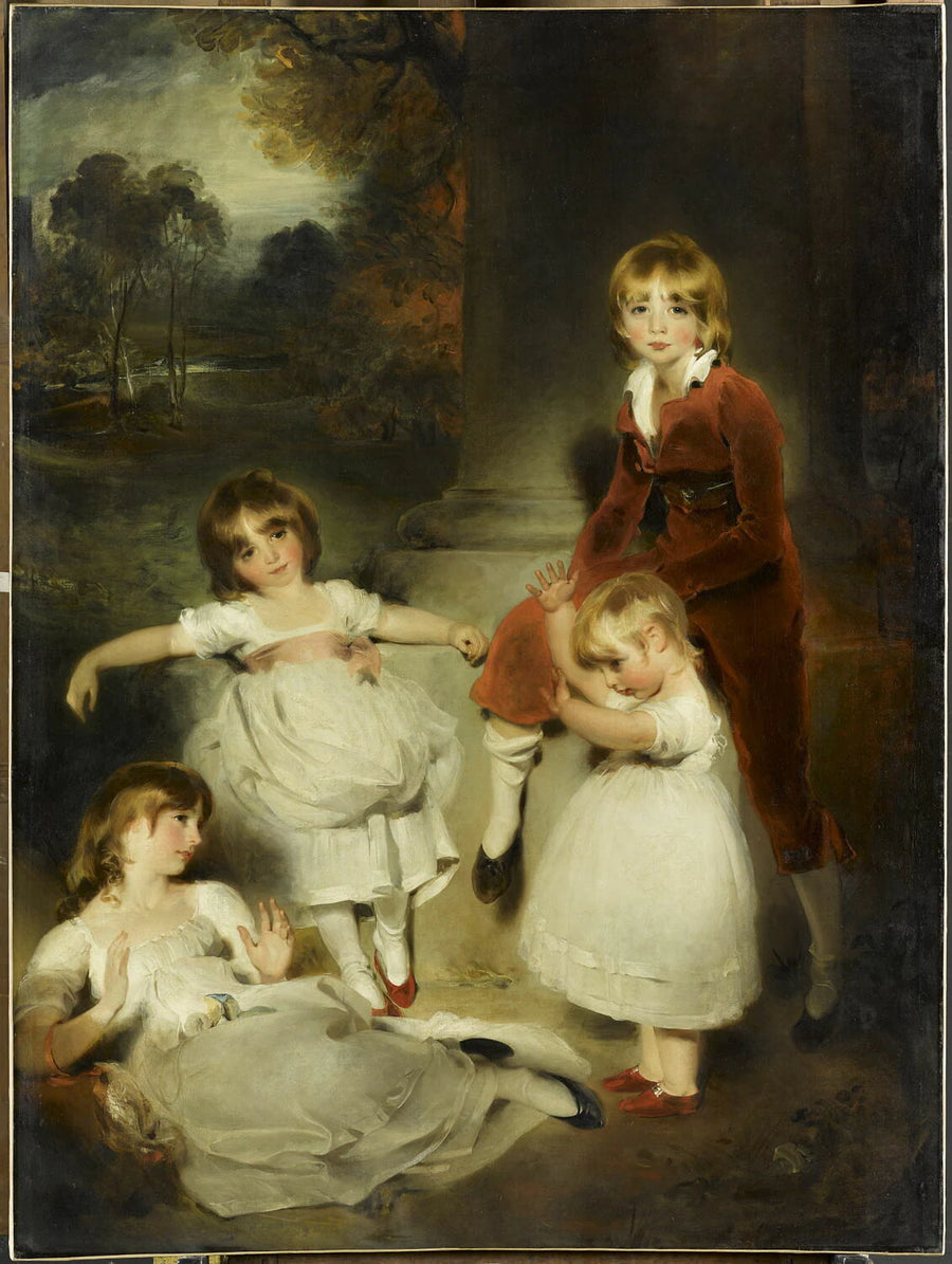 Le petit orateur. Portrait des enfants d'Ayscoghe Boucherett - Sir Thomas Lawrence