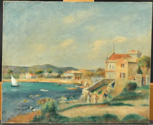 Petit port - Pierre-Auguste Renoir image 1 reproduction de peinture à l’huile
