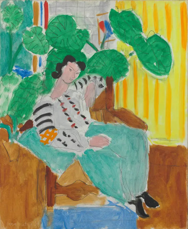 Kleine rumänische Bluse mit Laub - Henri Matisse