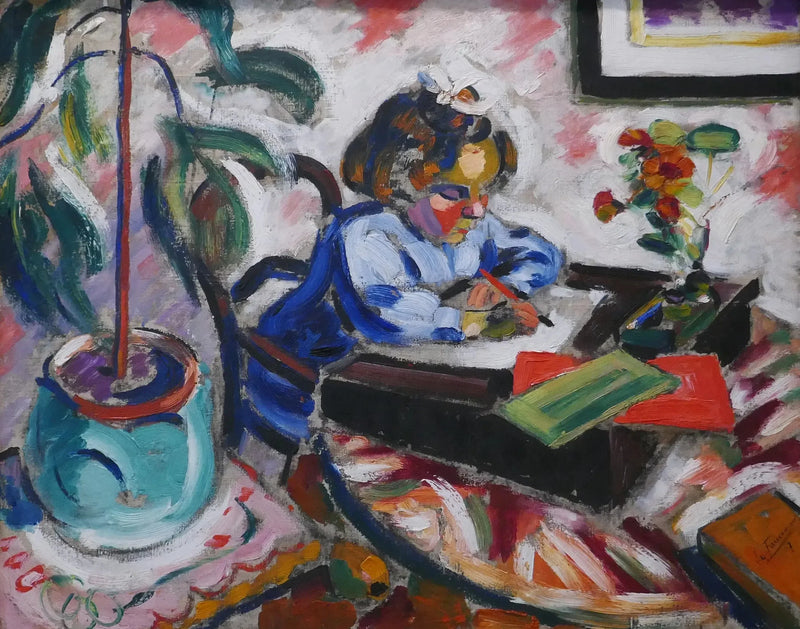 Kleine Schülerin - Henri Le Fauconnier