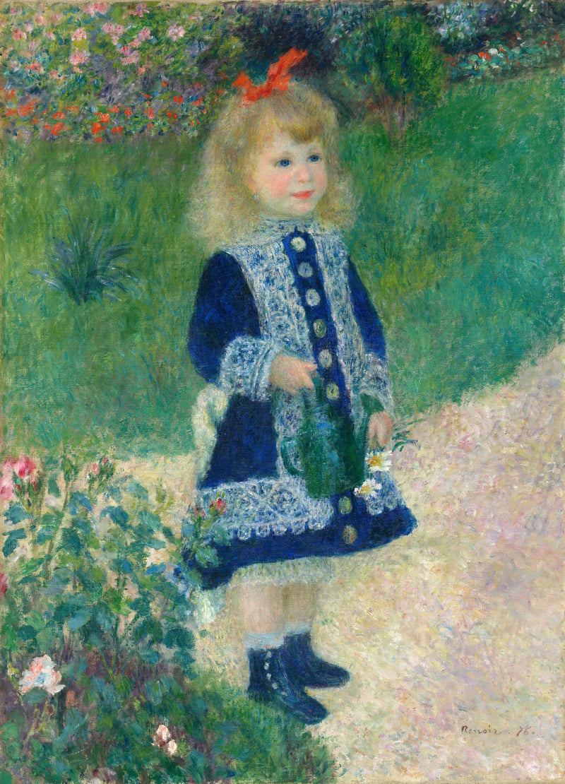Das kleine Mädchen mit der Gießkanne - Pierre-Auguste Renoir