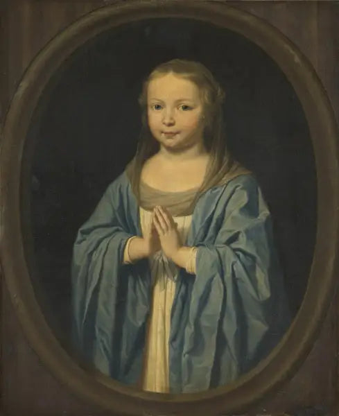 Kleine Mädchen mit Gelenkhänden - Philippe de Champaigne