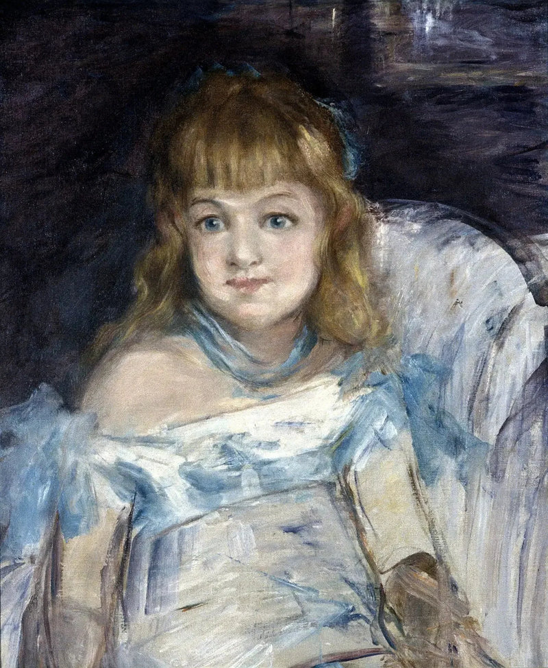 Kleines Mädchen in einem Sessel - Édouard Manet