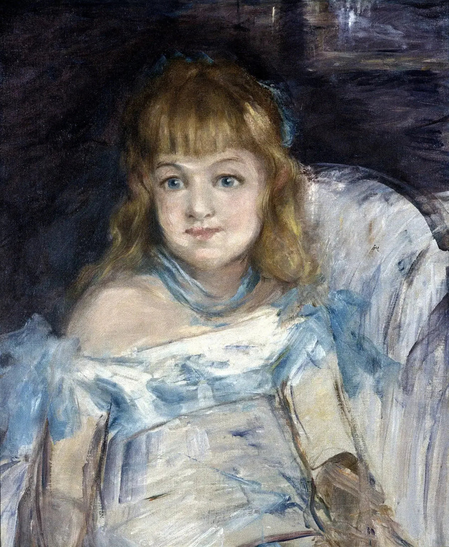 Kleines Mädchen in einem Sessel - Édouard Manet