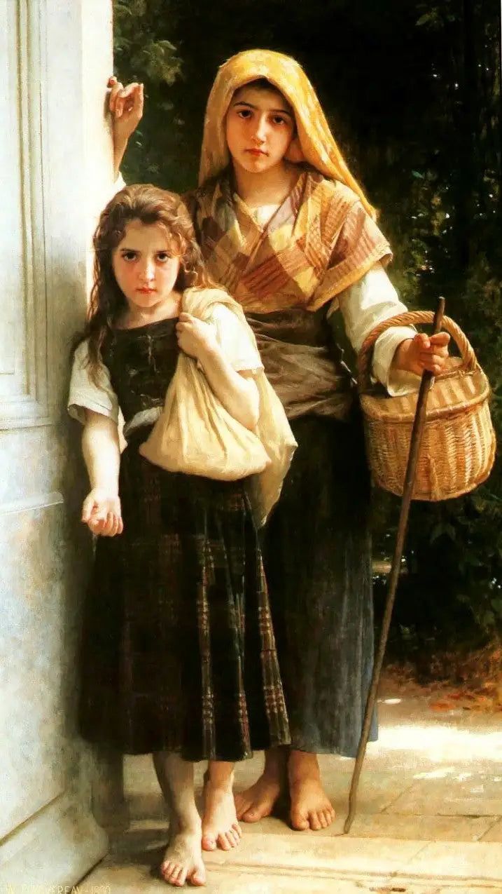 Kleine Bettlerinnen - Bouguereau