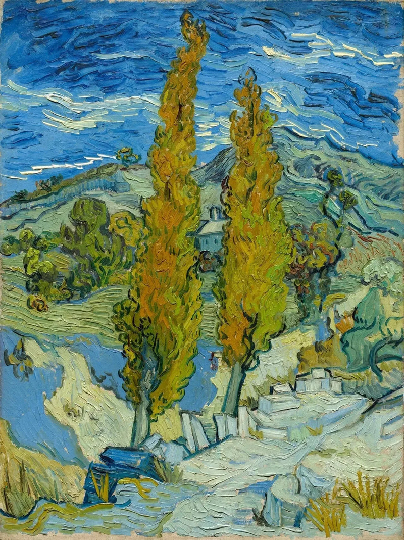Pappeln in Saint-Rémy - Vincent van Gogh