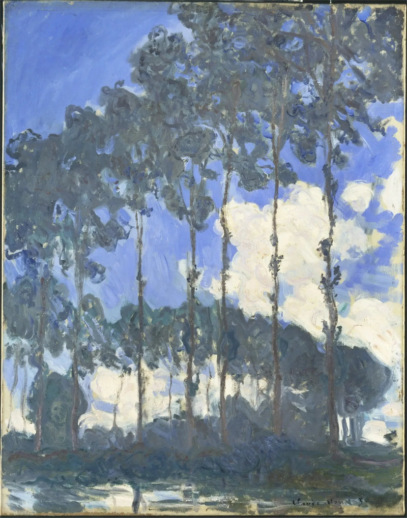 Pappeln am Ufer der Epte - Claude Monet