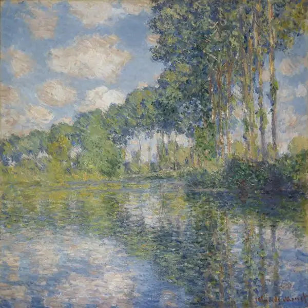 Pappeln am Ufer der Epte - Claude Monet