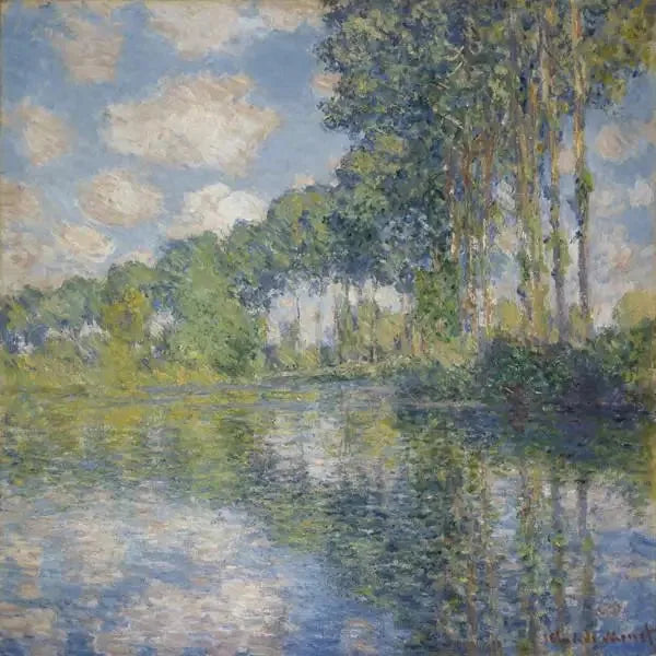 Pappeln am Ufer der Epte - Claude Monet