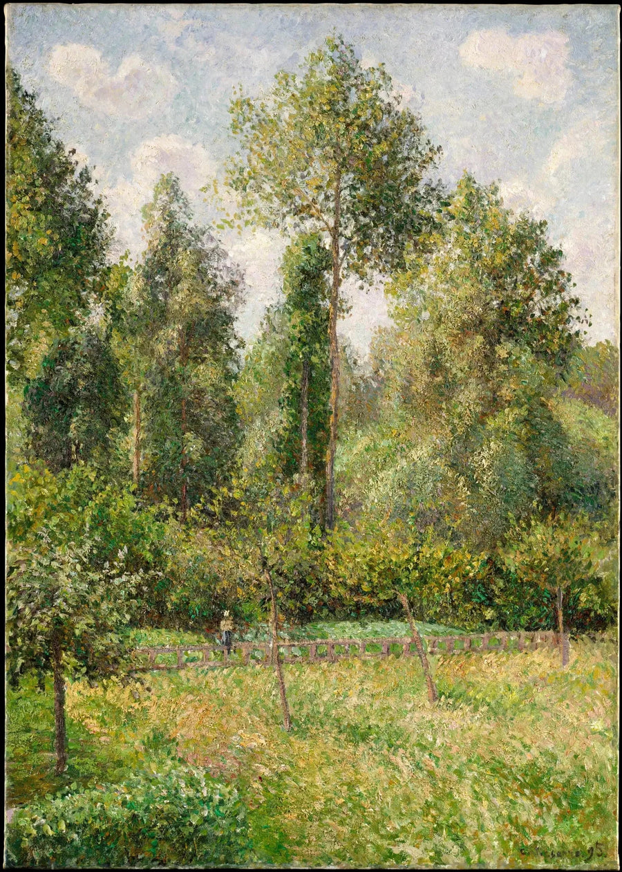 Pappeln, Éragny - Camille Pissarro