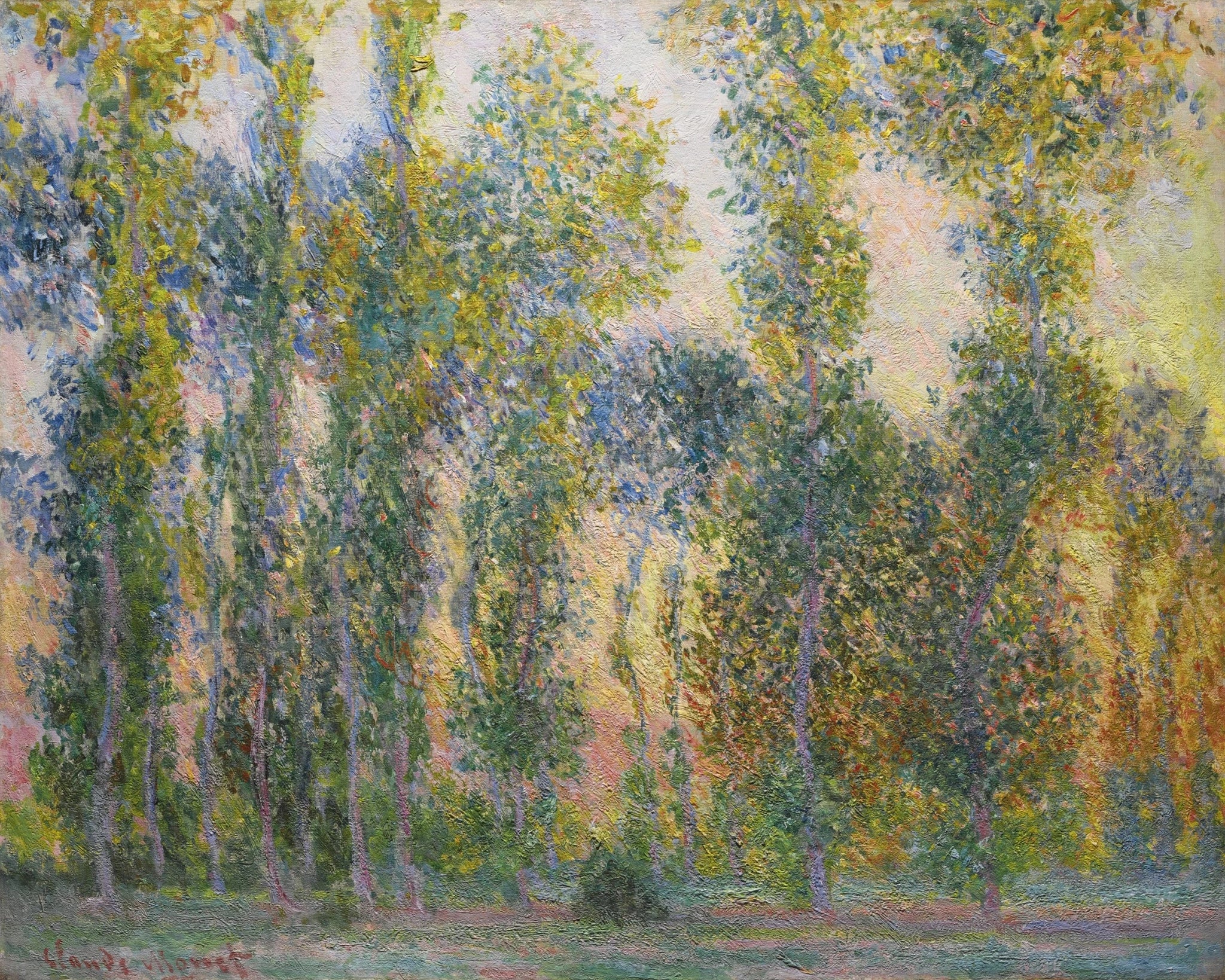 Peupliers à Giverny W1156 par Claude Monet, Museum Barberini