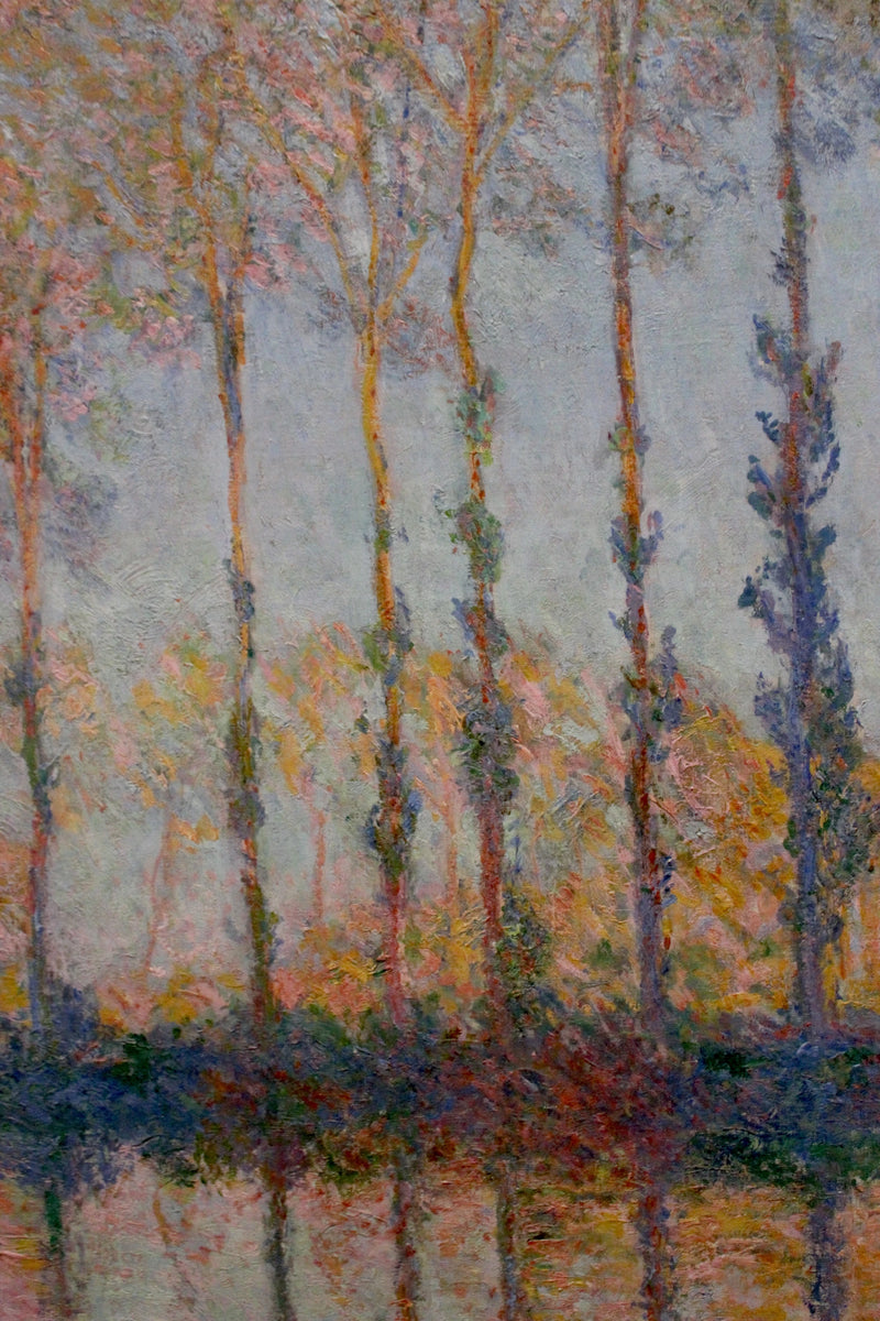Pappeln am Ufer der Epte W1298 - Claude Monet
