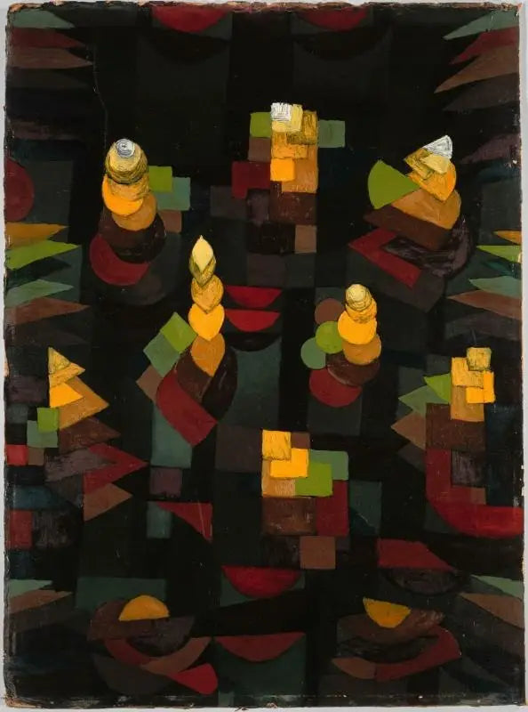 Pflanzenwachstum (Croissance) - Paul Klee