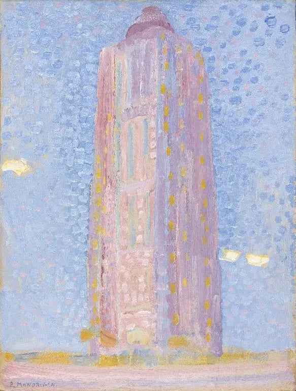 Reproduction du tableau « Phare de Westkapelle - Piet Mondrian » par Alpha Reproduction en peinture à l’huile