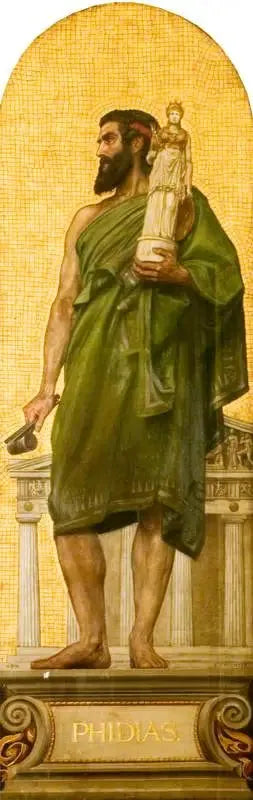 Phidias (ca. 480 v. Chr. – ca. 430 v. Chr.) (Entwurf eines Mosaiks im Victoria and Albert Museum) - Edward Poynter