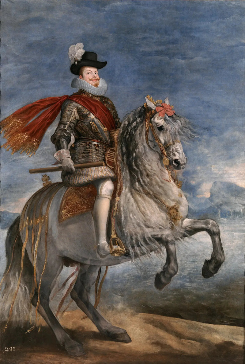 Philippe III auf dem Pferd - Diego Velázquez