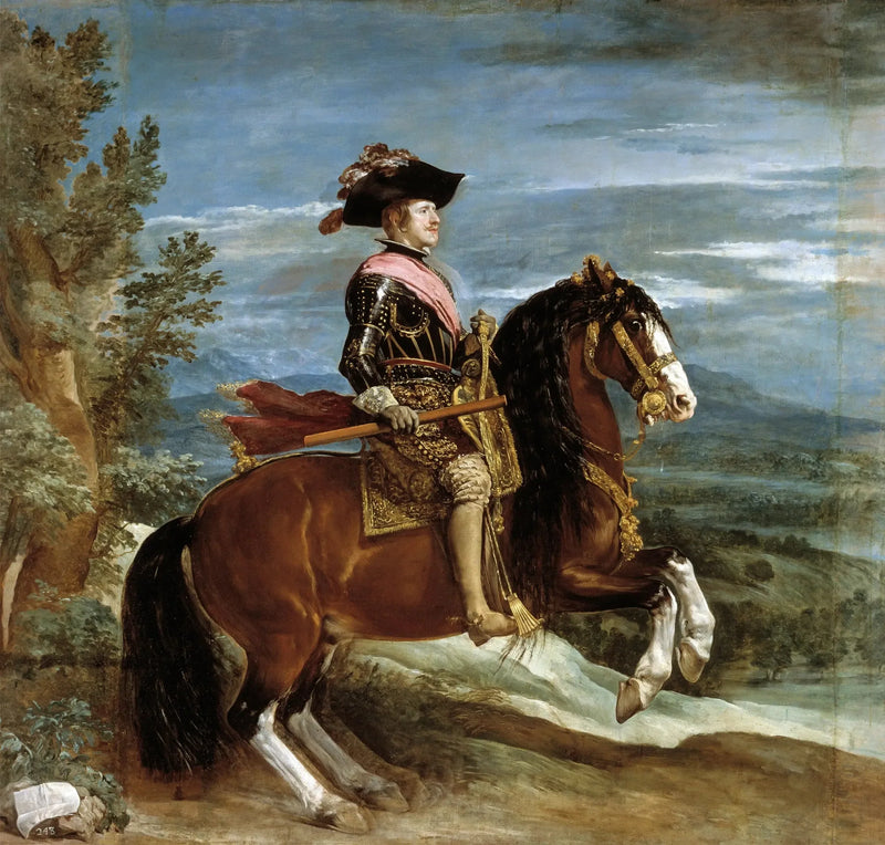 Philippe IV auf dem Pferd - Diego Velázquez