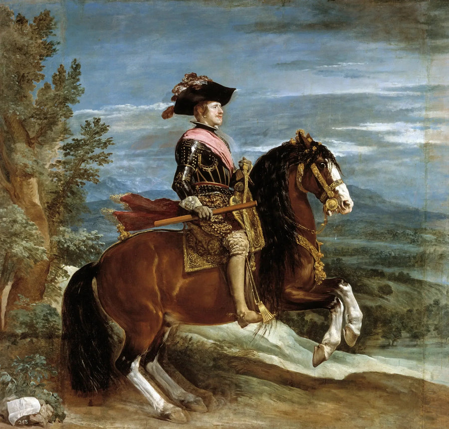 Philippe IV auf dem Pferd - Diego Velázquez