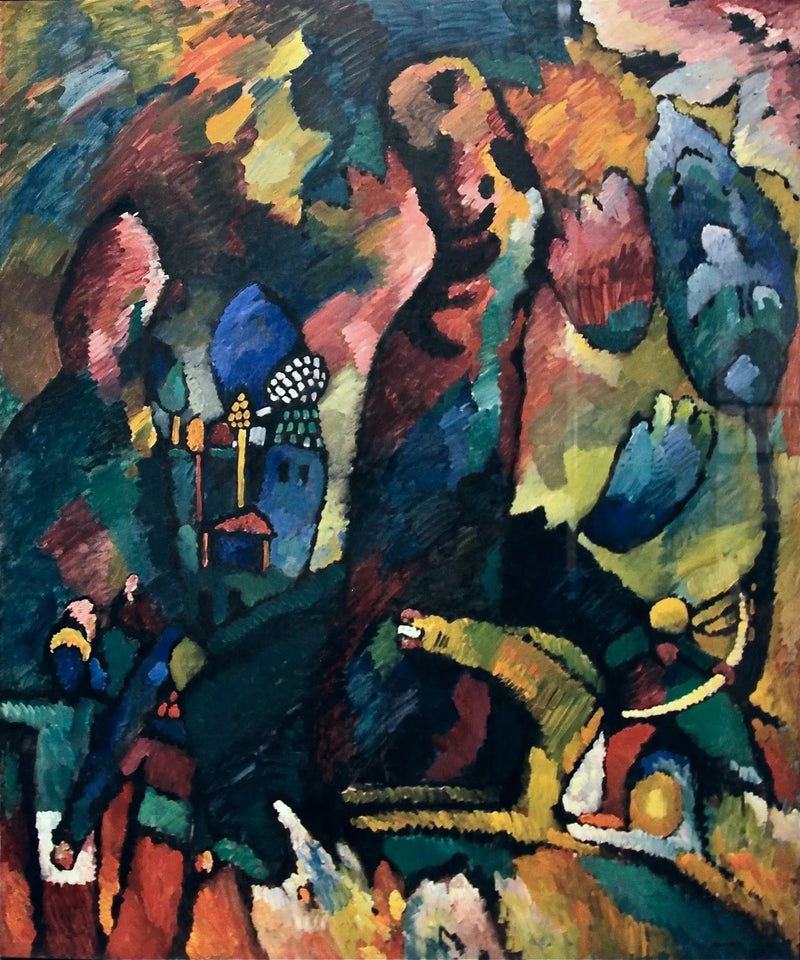 Foto mit einem Bogenschützen - Vassily Kandinsky