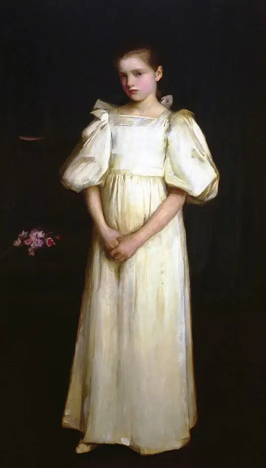 Phyllis Waterlow, la fille cadette d'E.Q. Waterlow - John William Waterhouse image 1 tableau peint à l’huile sur toile