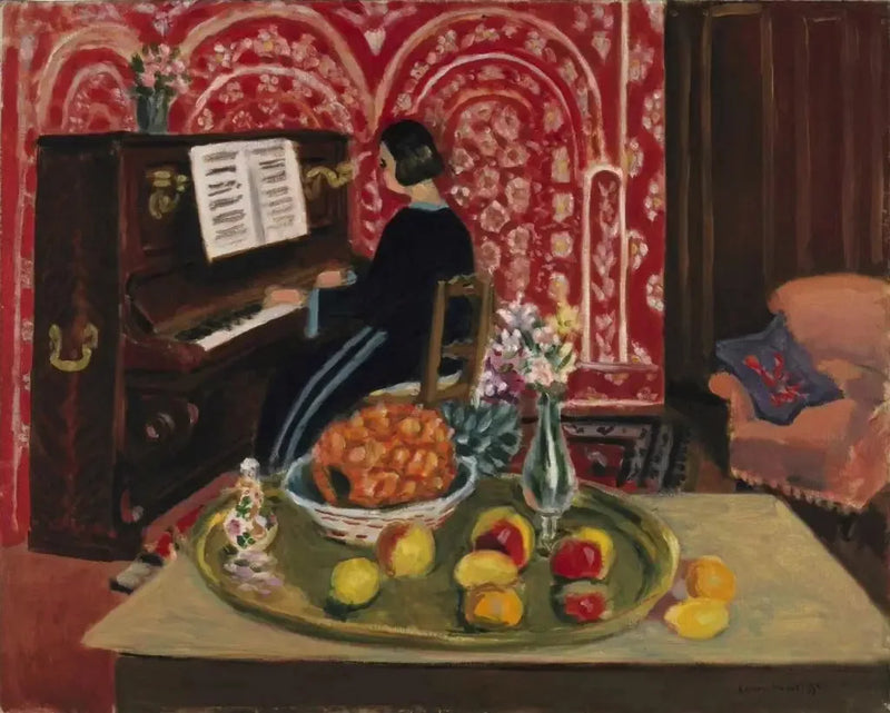 Pianist an der Stillleben - Henri Matisse