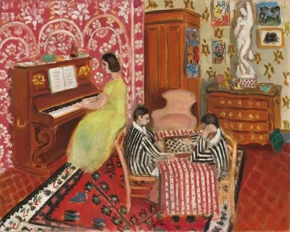 Pianist und Dame-Spieler - Henri Matisse