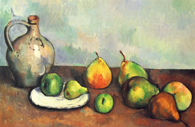 Krug und Früchte - Paul Cézanne