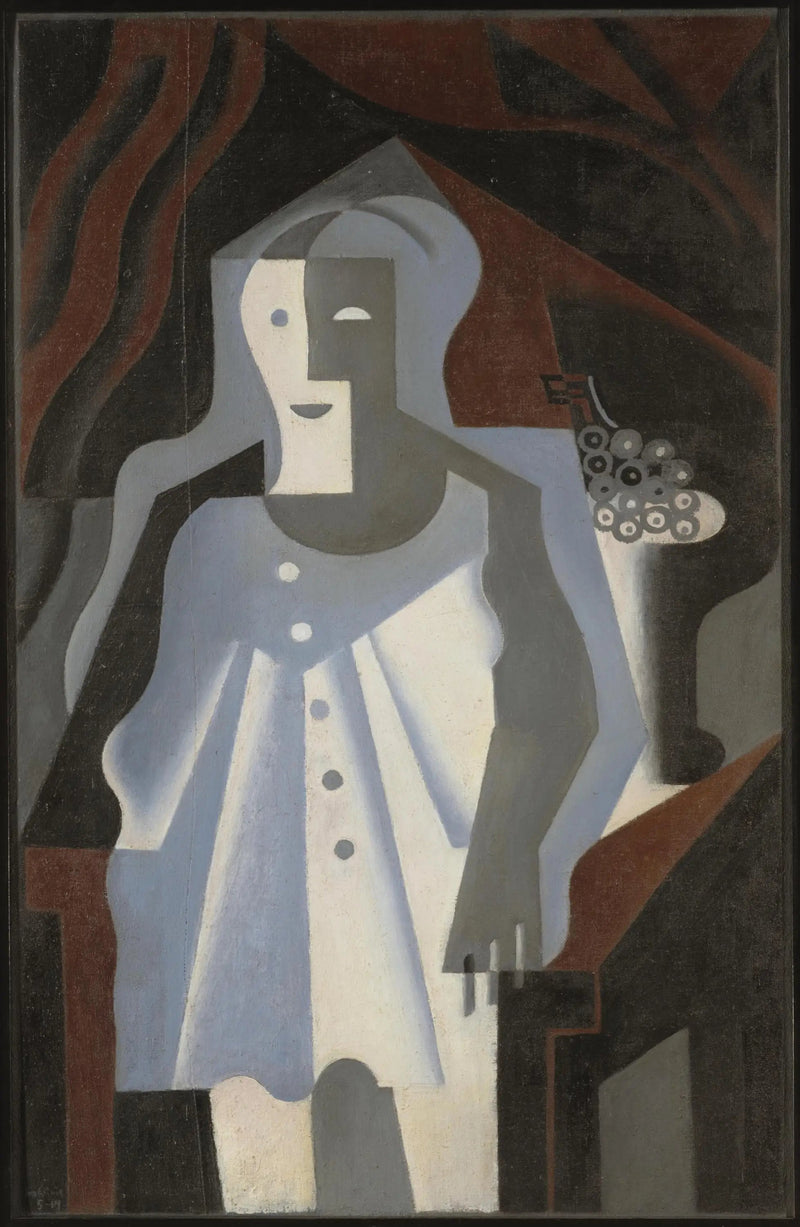 Pierrot an der Traube - Juan Gris