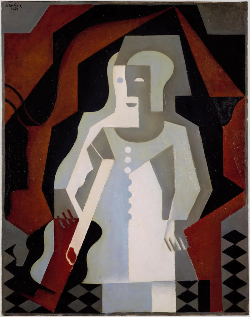 Pierrot mit Gitarre - Juan Gris