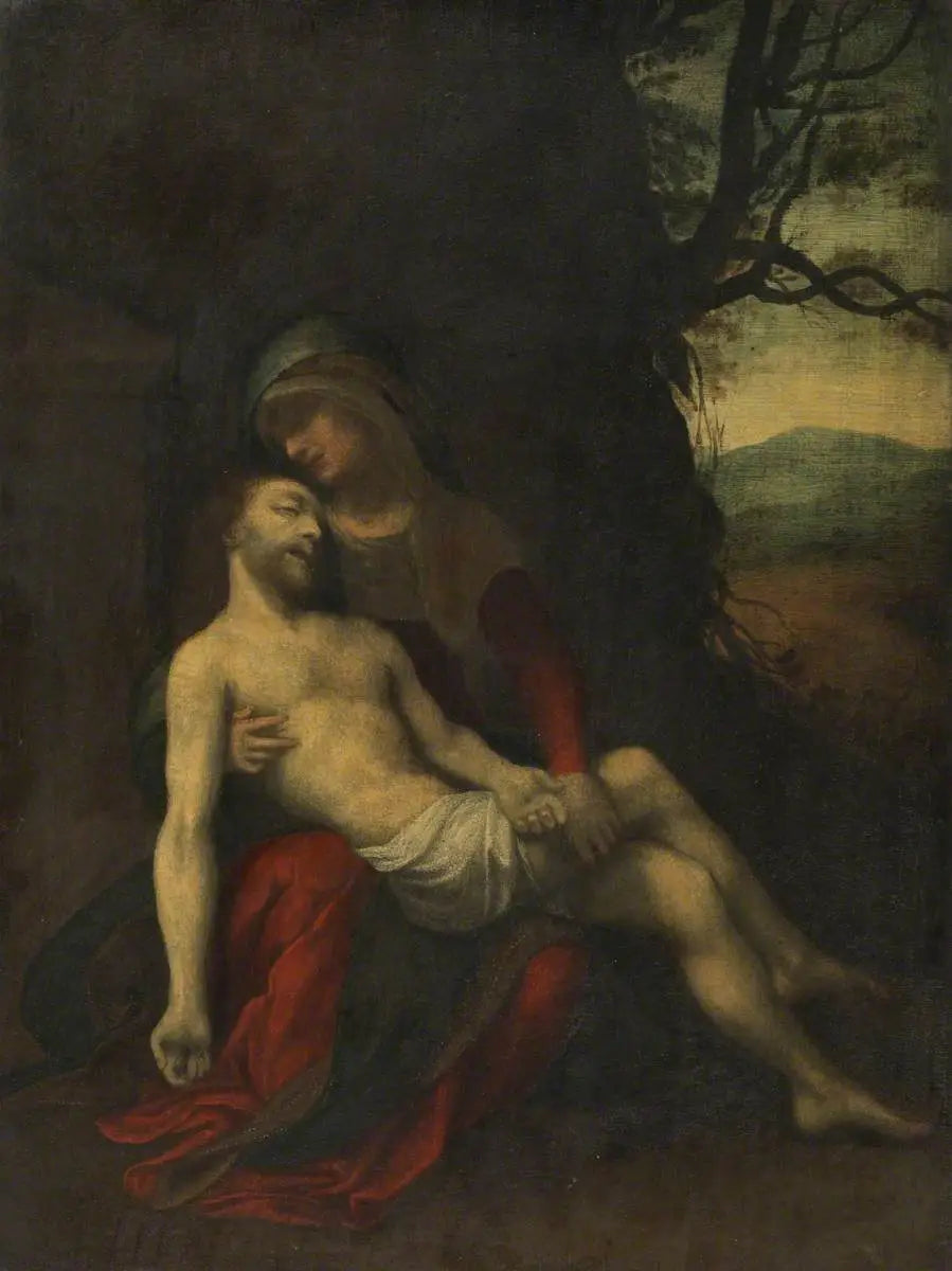 Pietà - Antonio da Correggio image 1 reproduction artisanale de tableau
