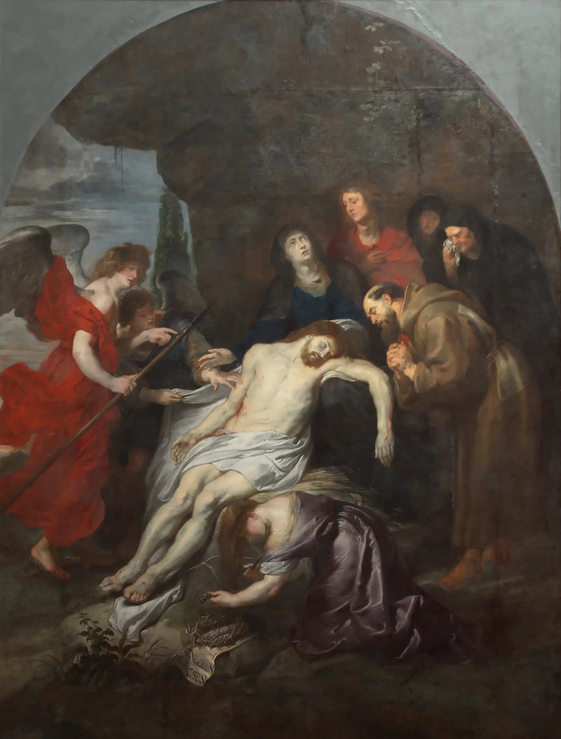 Pietà mit dem Heiligen Franziskus - Peter Paul Rubens